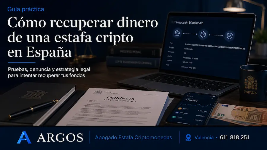 como denunciar estafa criptomonedas