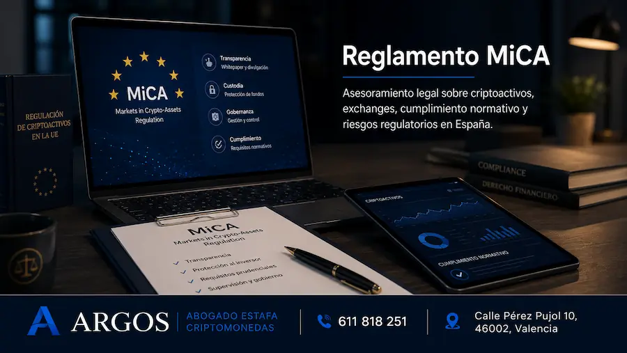 reglamento mica criptomonedas en España