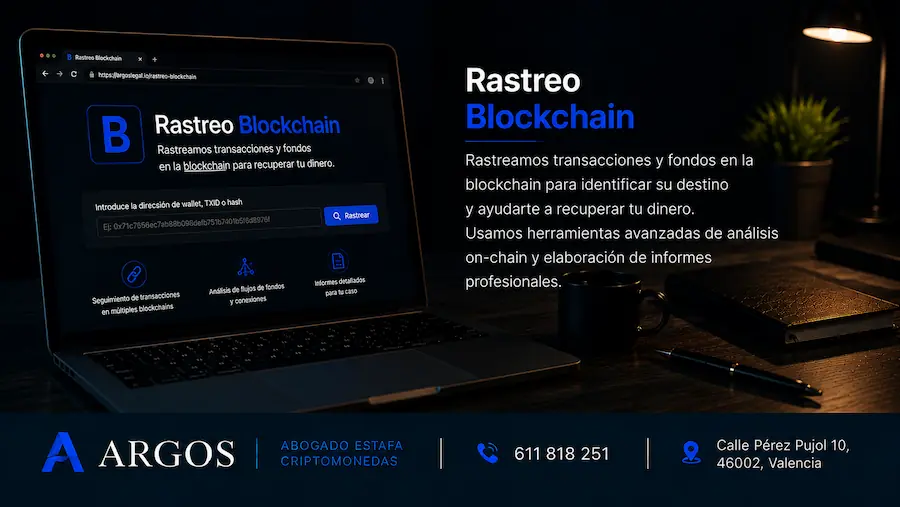 despacho abogados criptomonedas rastreo blockchain