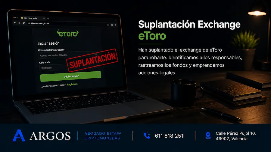 abogado para estafa suplantación etoro